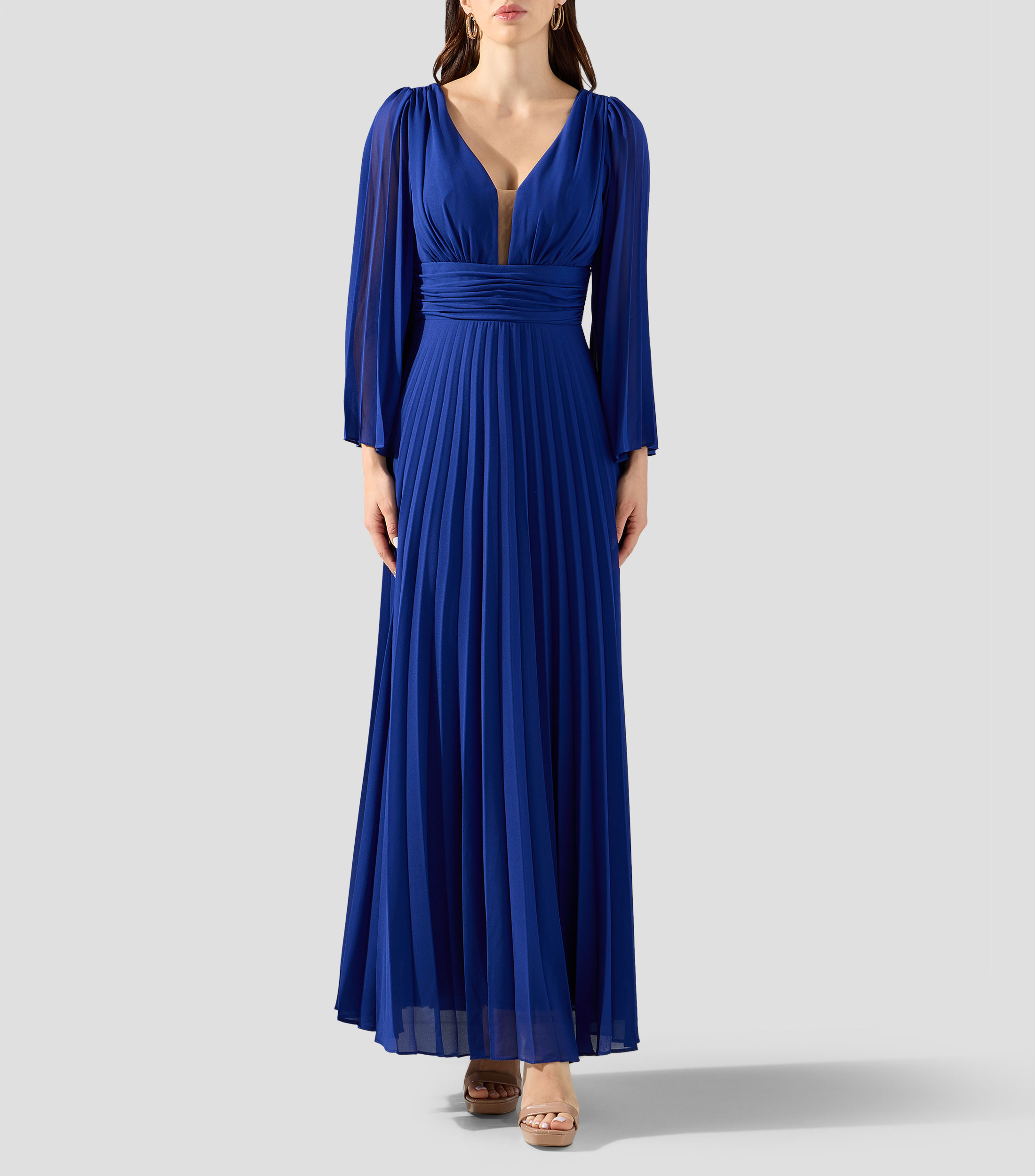 Vestido largo manga larga fantasía Mujer